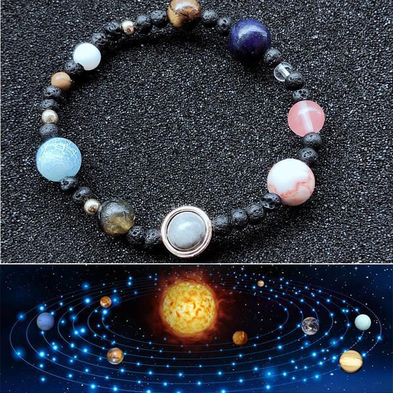 Bracciale Regolabile Sistema Solare – Gioiello Universo Per Appassionati Di Spazio