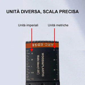 Lame per utensili oscillanti con bordo curvo (20 PCS)