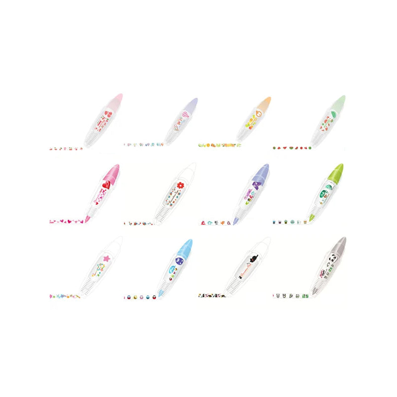 Penna decorativa tipo stampa animali carini fai-da-te