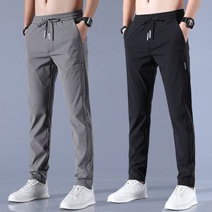 🔥 Acquista 2 Spedizione Gratuita 🔥Pantaloni Per Il Tempo Libero Traspiranti Realizzati In Seta Di Ghiaccio