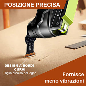 Lame per utensili oscillanti con bordo curvo (20 PCS)