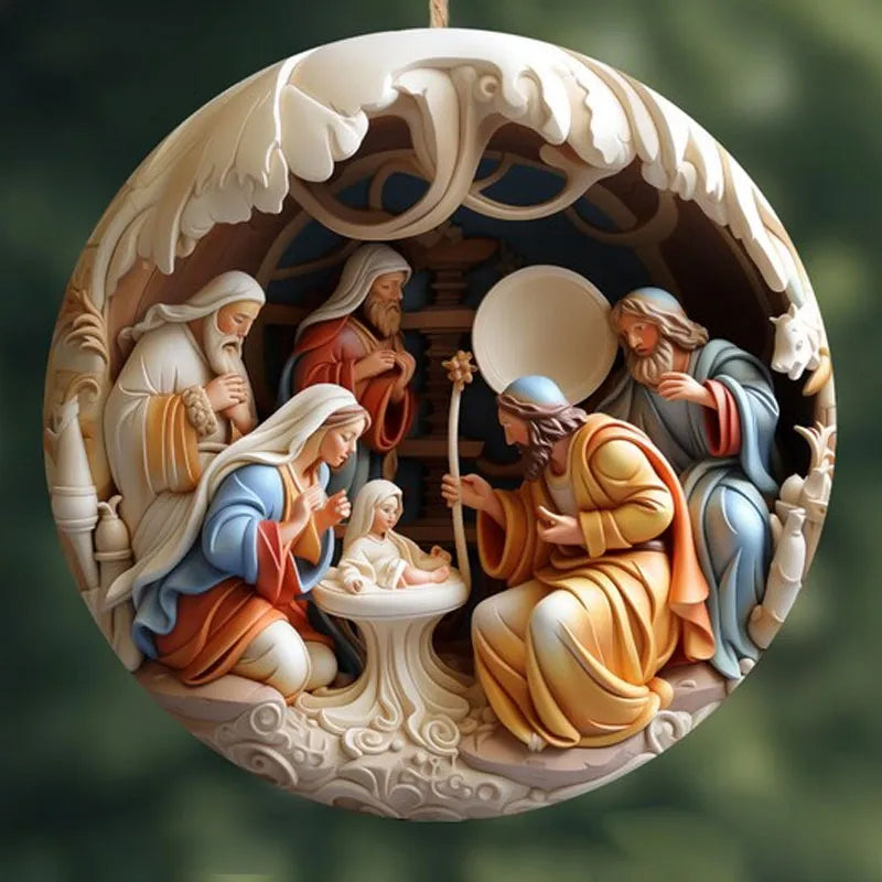 Ornamento natalizio della Natività