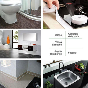 Nastro Sigillante Impermeabile per Cucina e bagno  (3.2m)