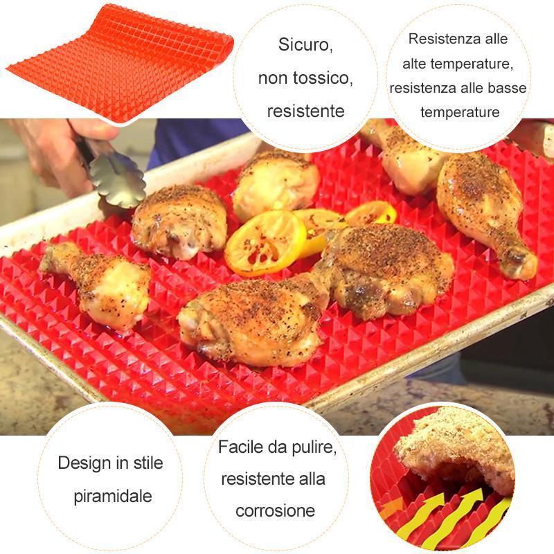Tappetino da cucina in silicone con testurizzato antiaderente