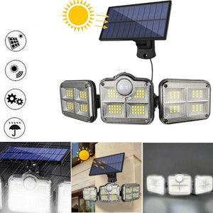Applique solare a triplo LED