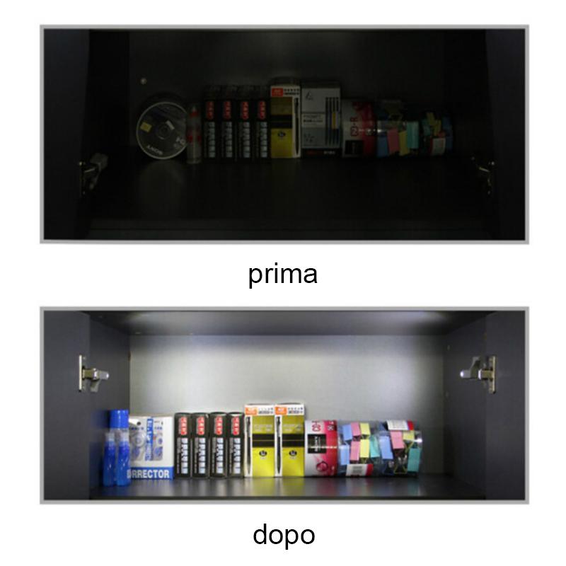 Luce LED a sensore per cerniere interne (10 pezzi)