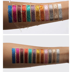 Palette di ombretti glitterati