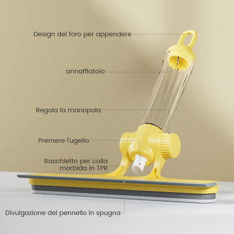 Tergicristallo con spruzzatore