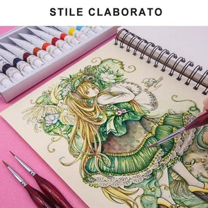 Set di pennelli per dettagli