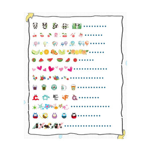 Penna decorativa tipo stampa animali carini fai-da-te