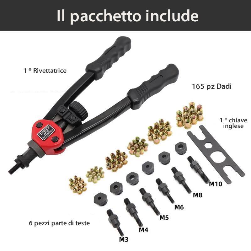 Set di utensili per rivetti automatici premium