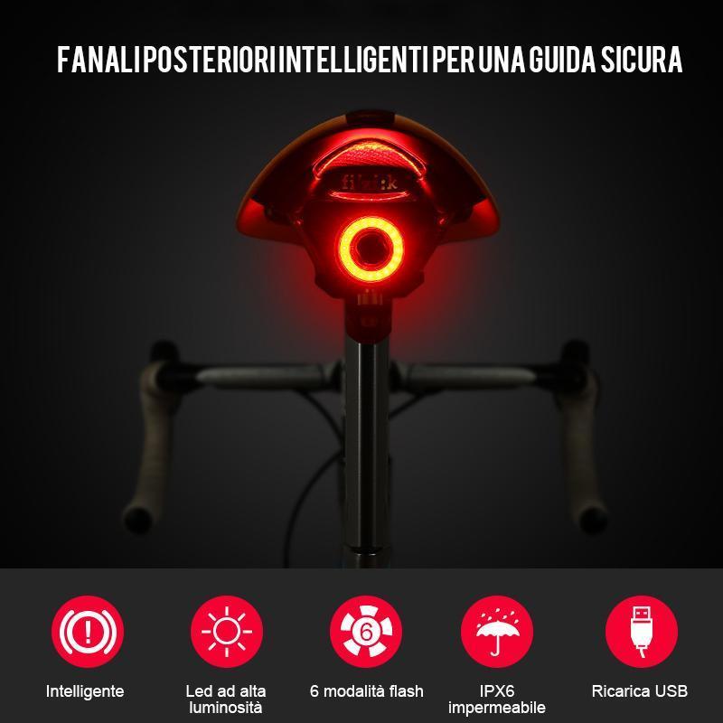 Fanale posteriore per bici ultra-intelligente