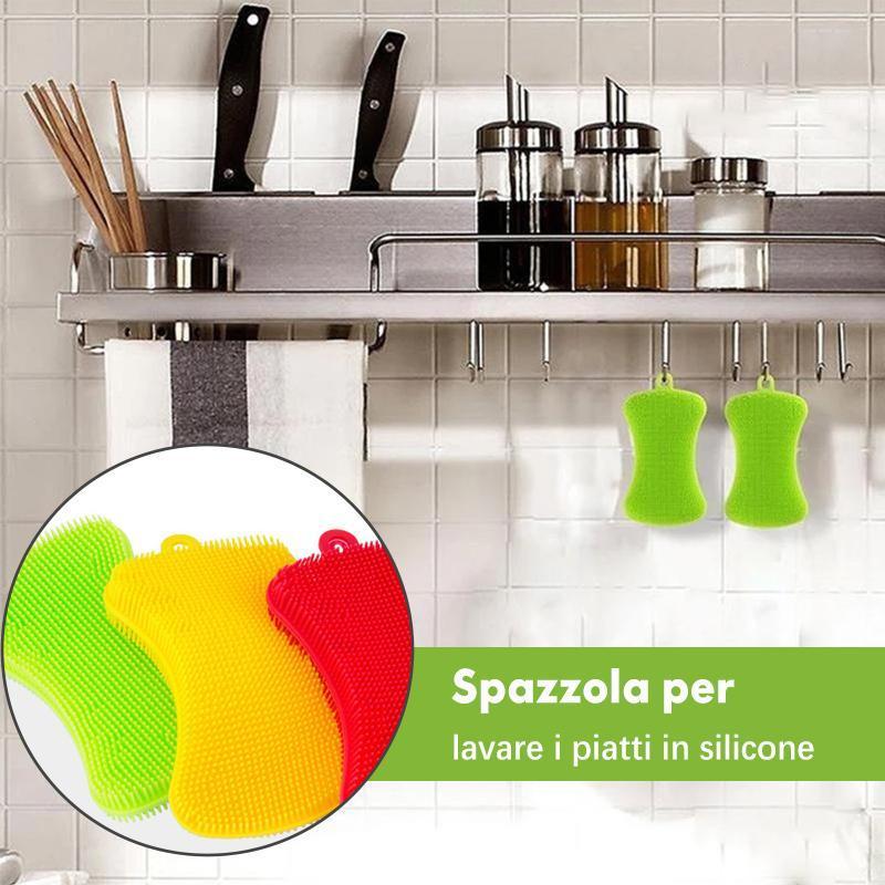 Spazzola Per Lavare Piatti In Silicone