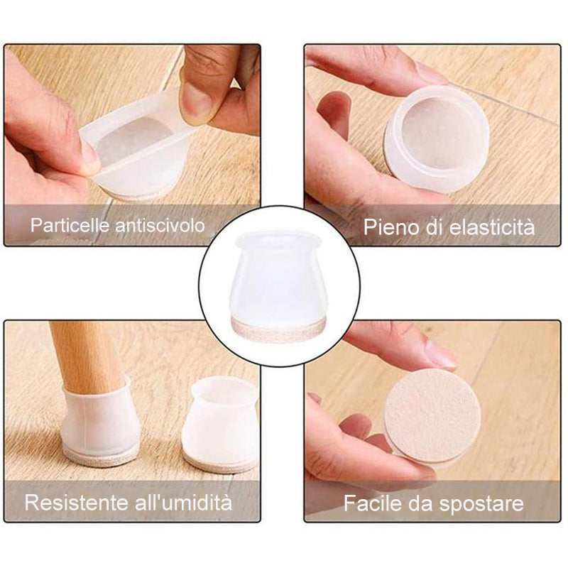 🏠Copertura Protettiva In Silicone e  feltro Per Mobili