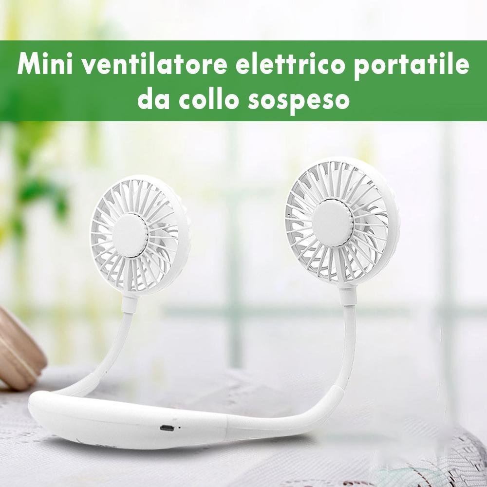 Mini ventola ricaricabile intorno al collo