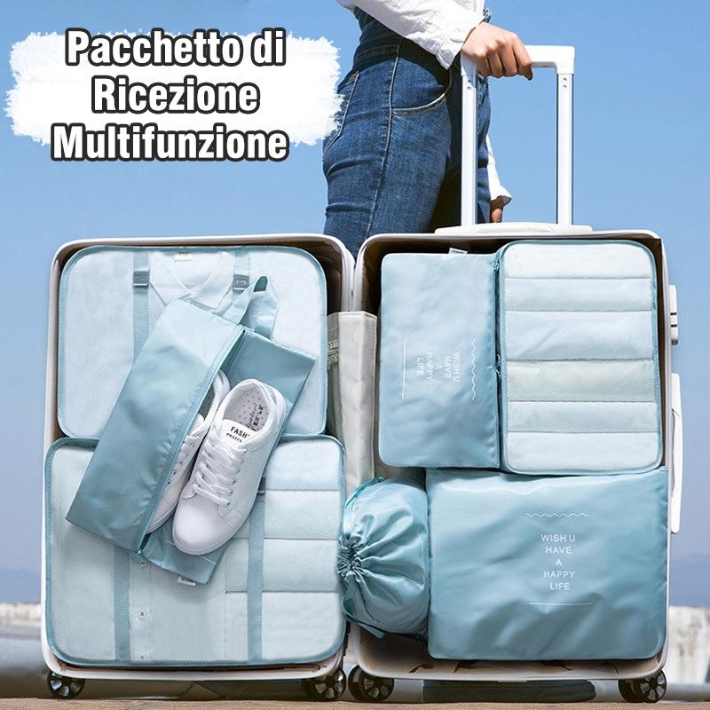 Il Set Organizzatore per Bagagli da Viaggio (7 pz)
