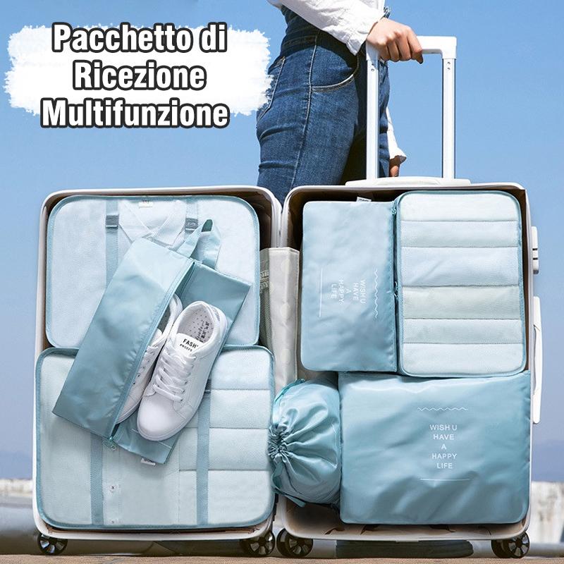 Il Set Organizzatore per Bagagli da Viaggio (7 pz)