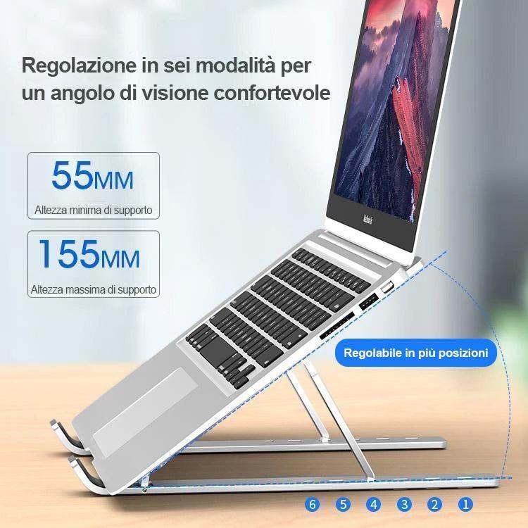 Supporto per laptop portatile