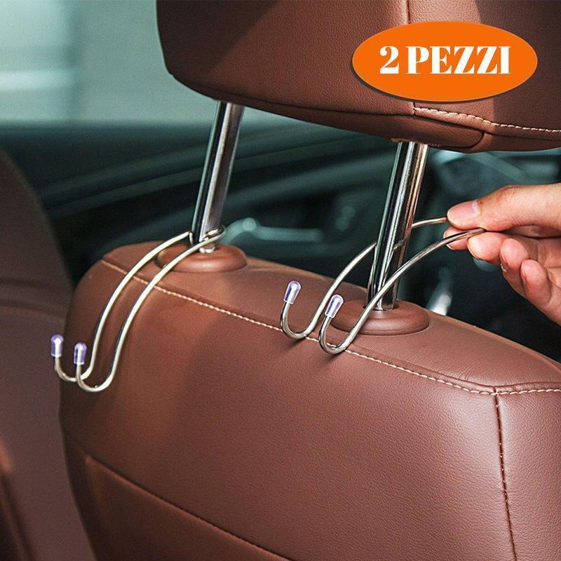 Gancio Poggiatesta Per Auto In Metallo