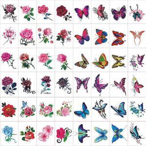 Adesivi per tatuaggi 3D eleganti e creativi