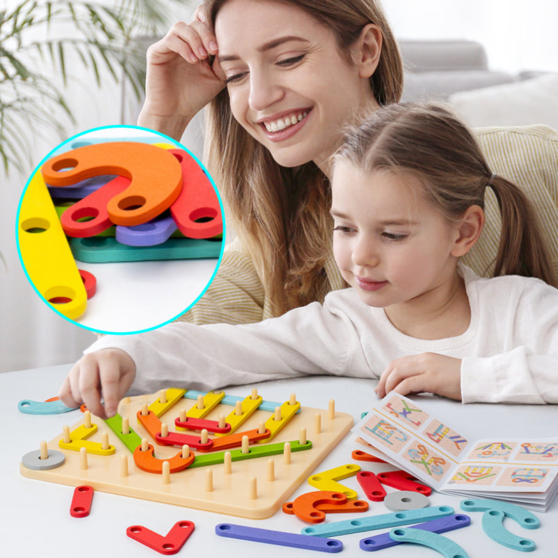 Puzzle Pegboard Montessori