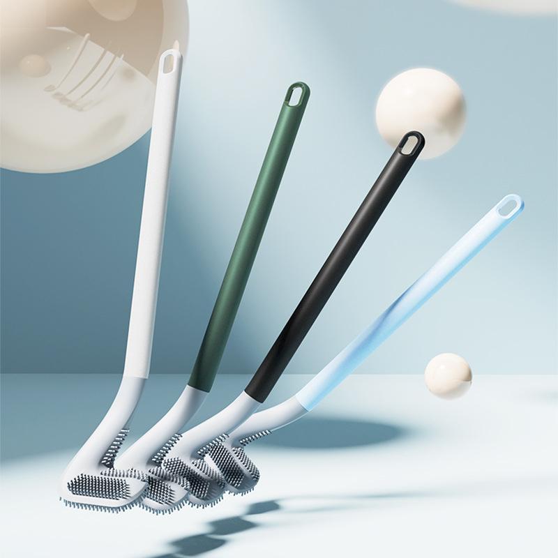 Scopino per WC con manico lungo