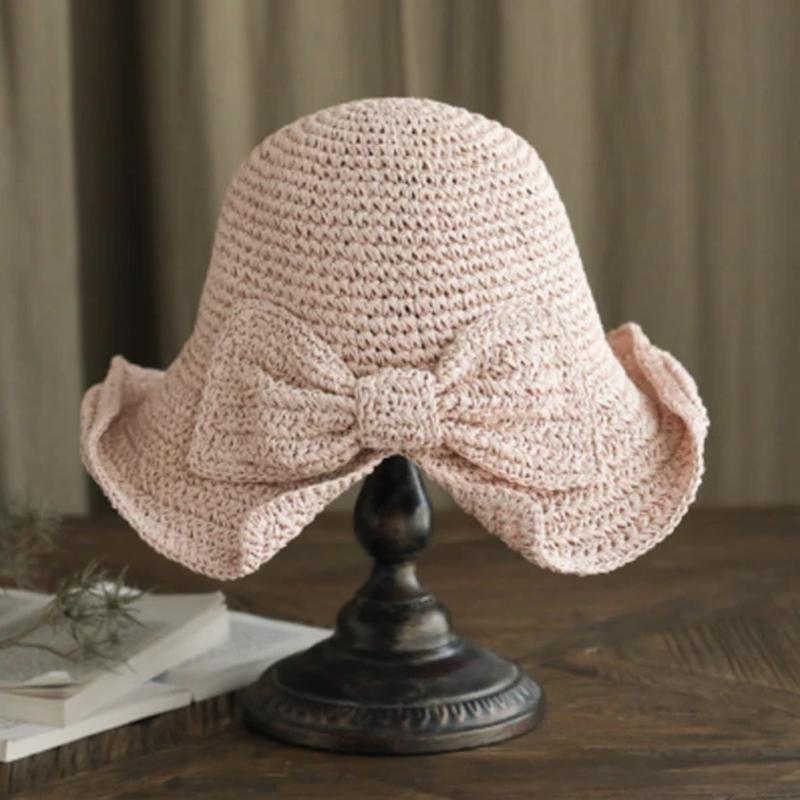 Cappello di Paglia Pieghevole alla Moda