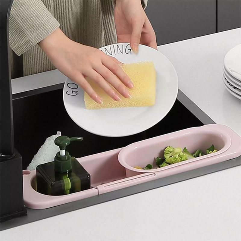 Rack telescopico da cucina multifunzionale (SCONTO DEL 50% OGGI🔥)