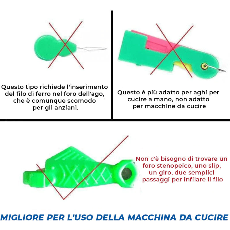 Infila ago tipo pesce