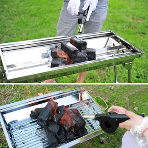 Soffiatore manuale per barbecue