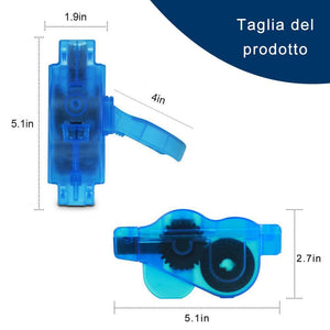 Apparecchio per la pulizia la catena della bicicletta