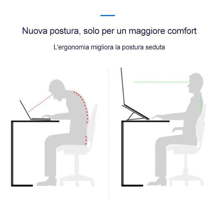 Supporto per laptop portatile