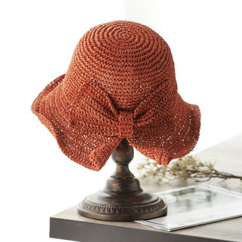 Cappello di Paglia Pieghevole alla Moda