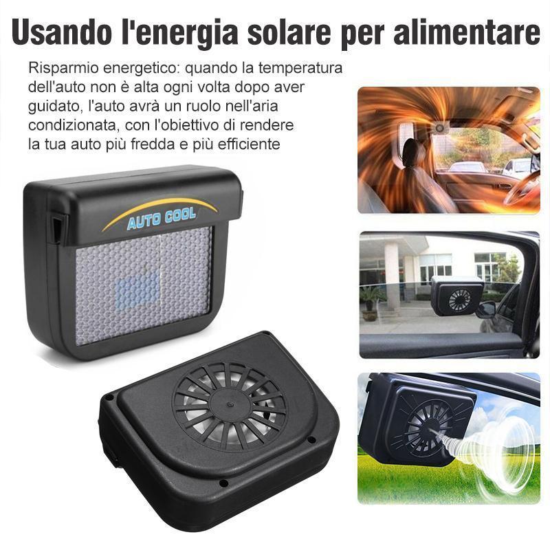 Ventola solare di raffreddamento per auto
