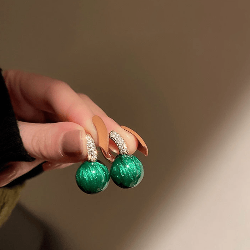 Polsini con perle color smeraldo