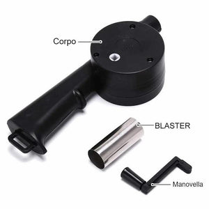 Soffiatore manuale per barbecue