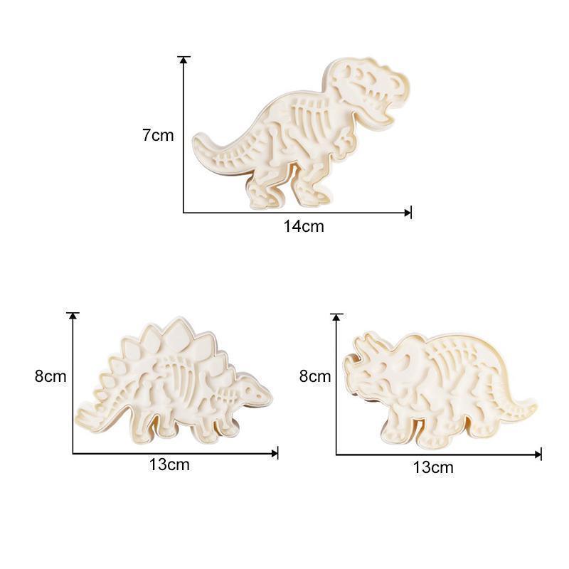 Stampo per Biscotti a Forma di 3D Dinosauro