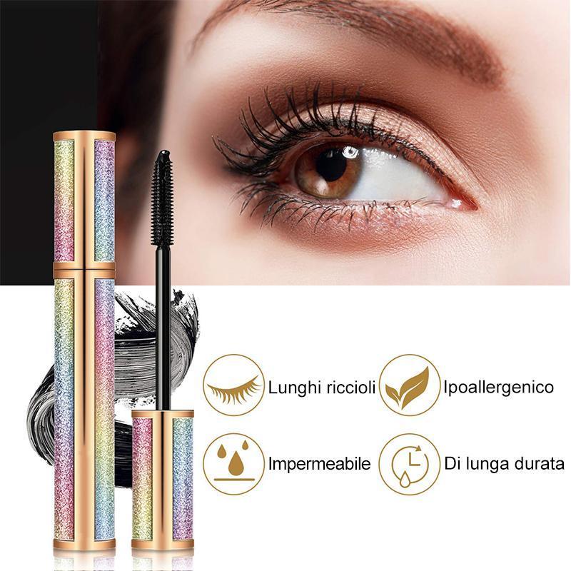 Mascara Allungabile Spesso In Fibra Di Seta Impermeabile 4D