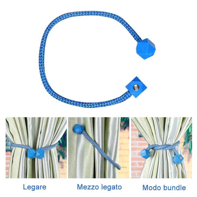 Fibbia per tende in corda spessa (2pz)