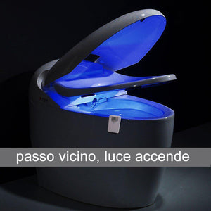 La luce da notte in bagno con 16 colori e sensori di movimento - oseletti