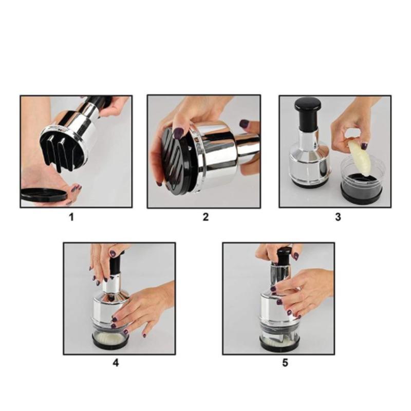 Tagliaverdure multifunzione in acciaio inossidabile