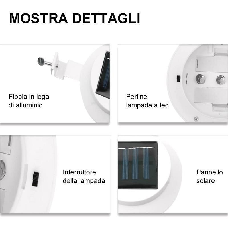 Luci A Grondaia Ad Energia Solare