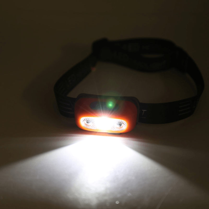 2022 Lampada frontale a LED con sensore di luce super brillante