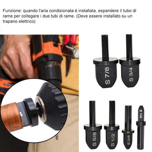 Set punte per trapano per pressa, 6 pezzi