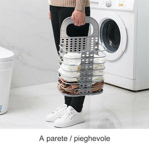 Cesto per biancheria pieghevole