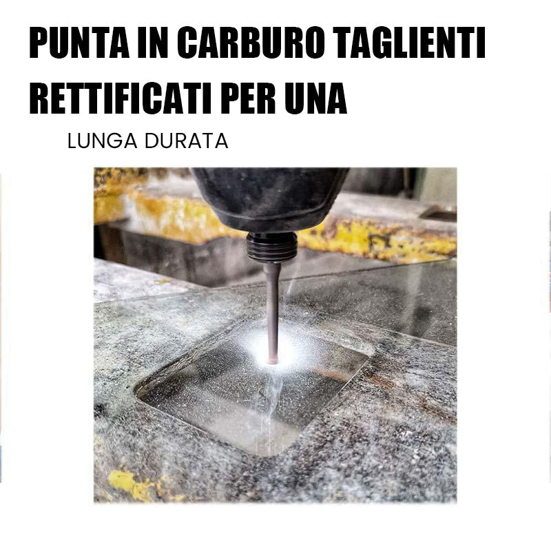 🔥 Punte triangolari con codolo esagonale in lega (5 pezzi)