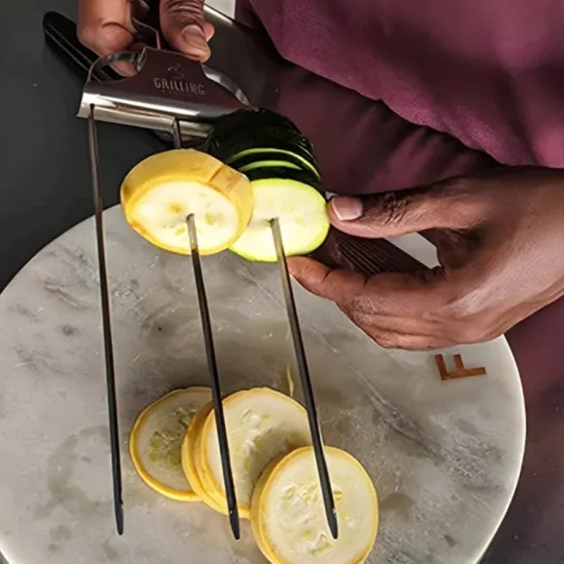 Spiedini alla griglia a 3 vie