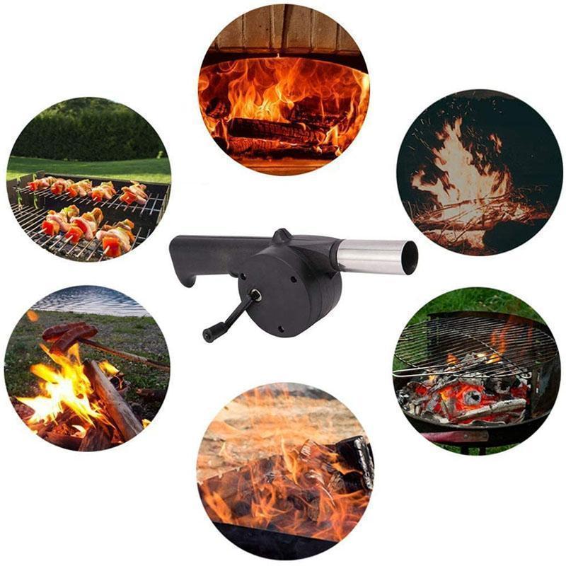 Soffiatore manuale per barbecue