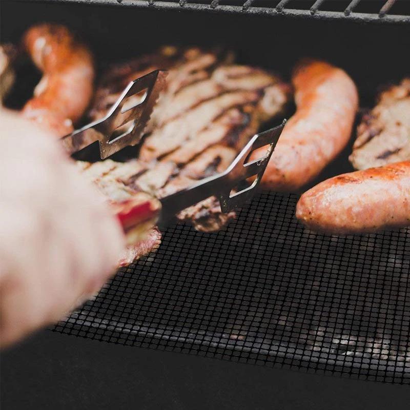 Set di 3 tappetini per Barbecue, con Rete Antiaderente