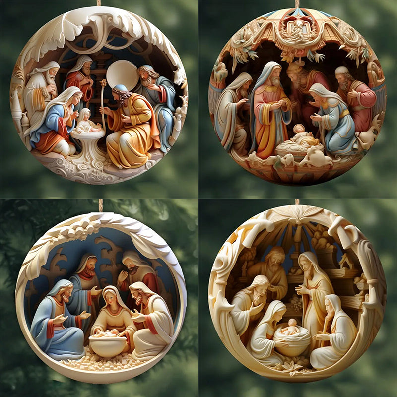 Ornamento natalizio della Natività